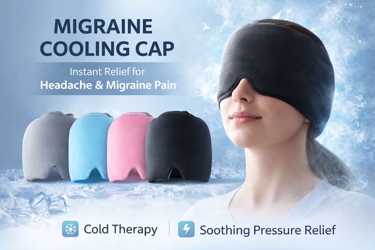 CryoRelief™ Migraine Ice Therapy Cap
